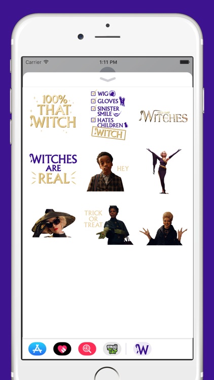 The Witches Movie Sticker Pack