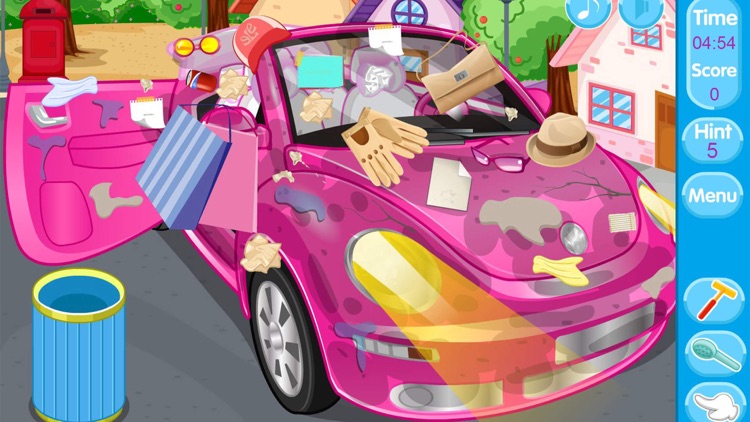 Clean up my pink new car