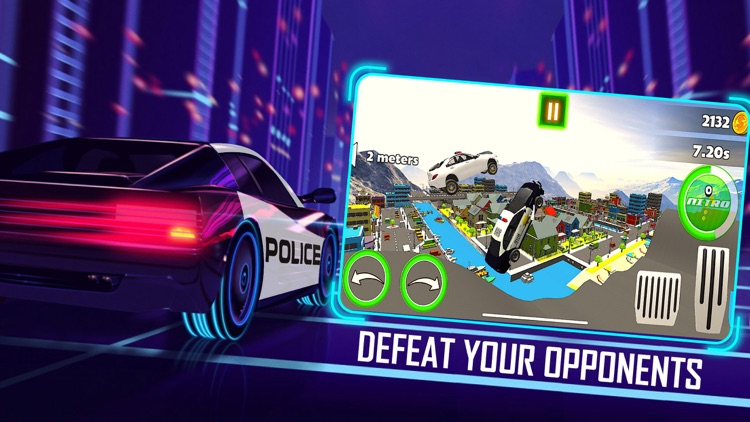 Police Car Stunts: Mega Ramp screenshot-8