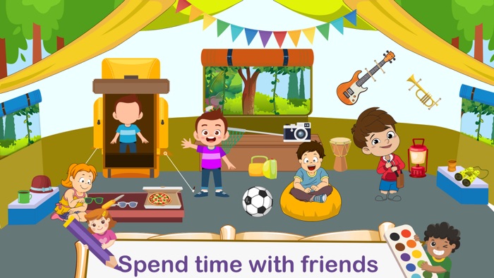 Pretend Play wildlife Camping