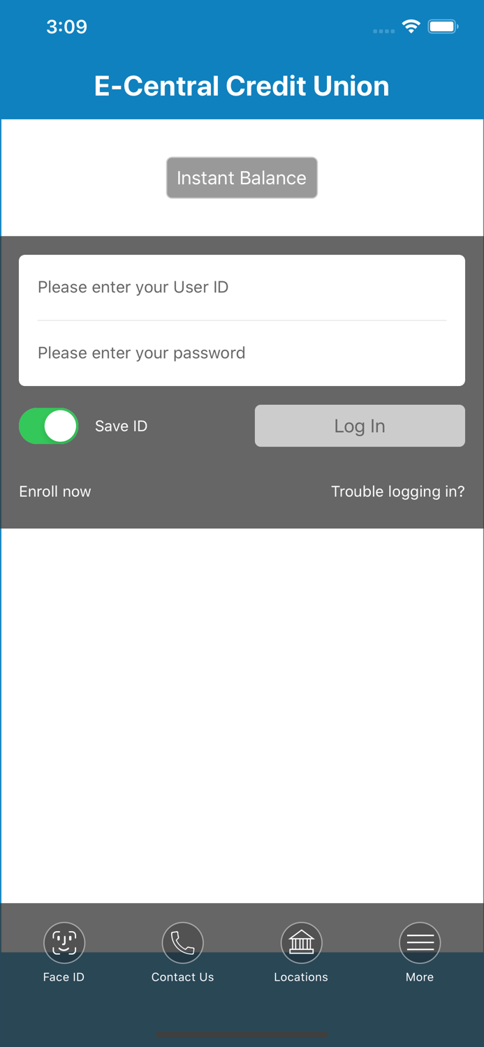 E-Central Credit Union Mobile