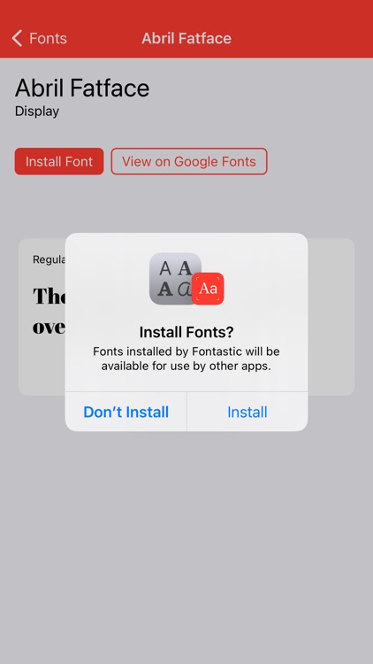 Fontastic - Install Fonts screenshot-6