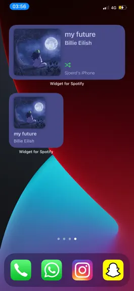 Game screenshot Widget for Spotify apk