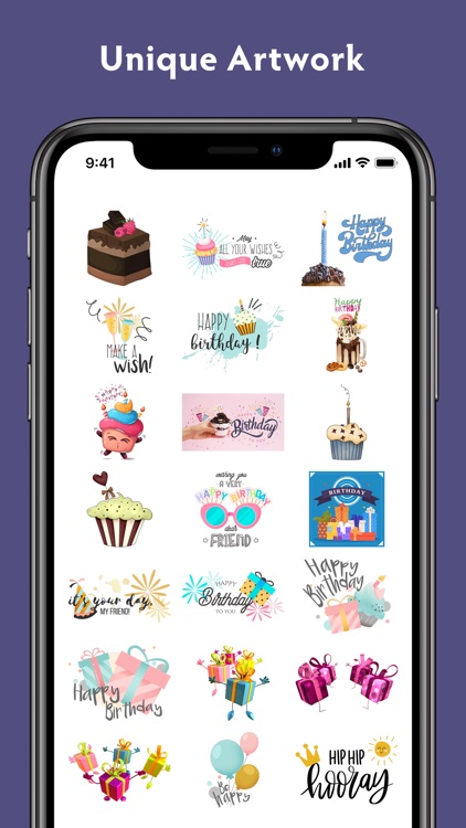 Birthday Stickers #1 screenshot-5