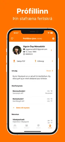 Captura 3 Alfreð - Atvinnuleit iphone