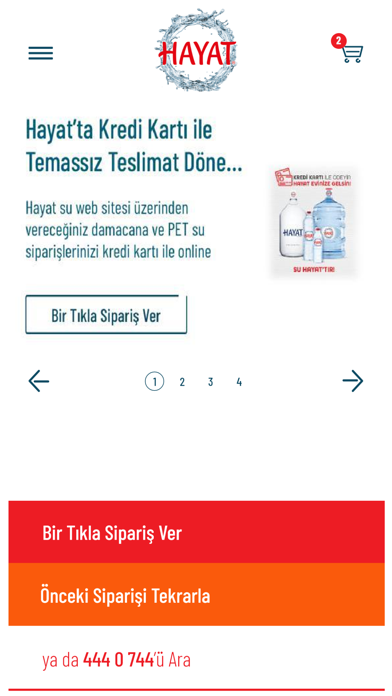 How to cancel & delete Hayat Su Sipariş from iphone & ipad 1