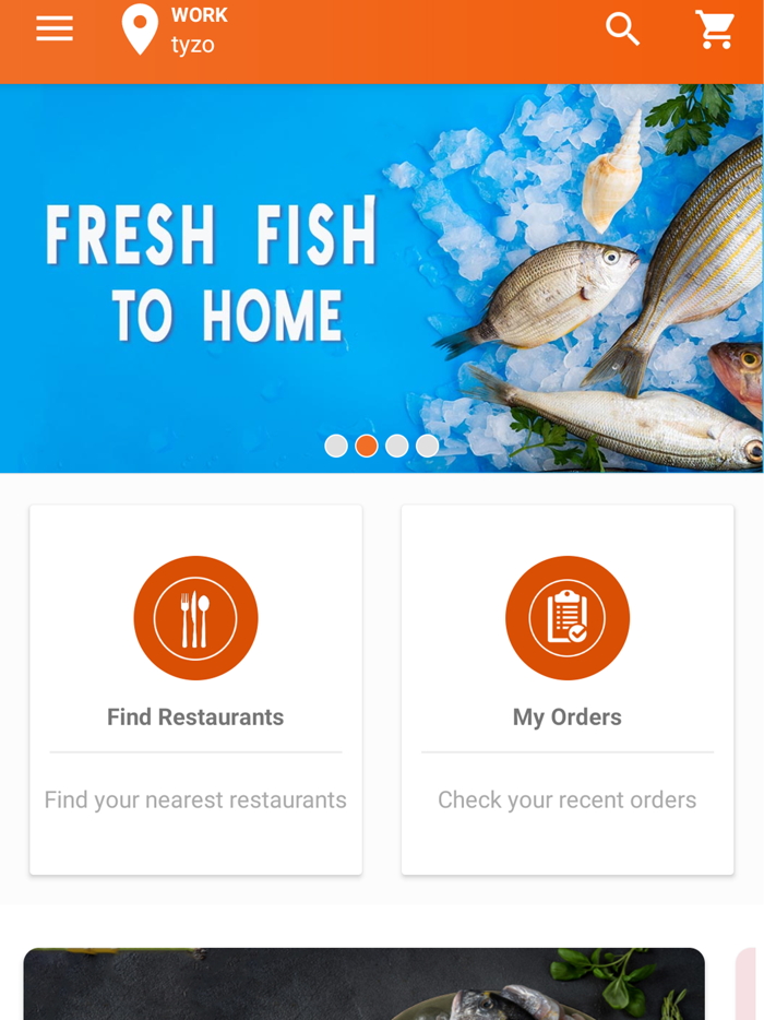 Sprinkle Food Delivery App