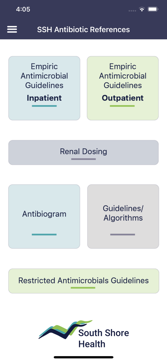 SSH Antimicrobial Stewardship