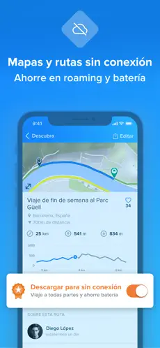 Screenshot 4 Bikemap: Mapas y GPS de bicis iphone