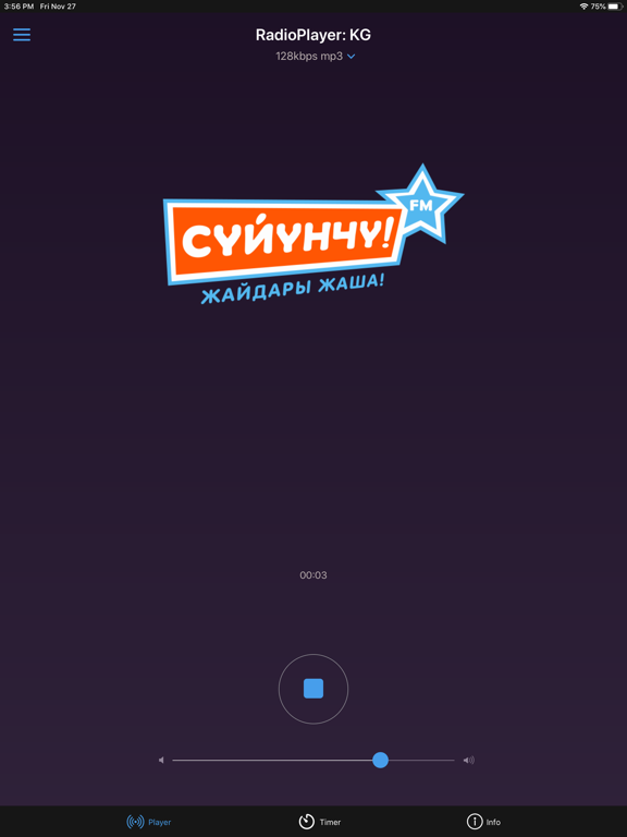 RadioPlayer: Кыргызстан screenshot 3
