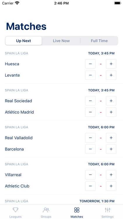 GameOn: predict soccer results