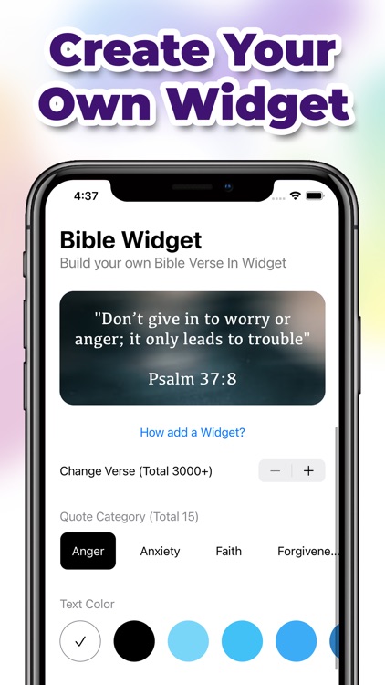 Bible Verse Of the Day: Widget screenshot-3