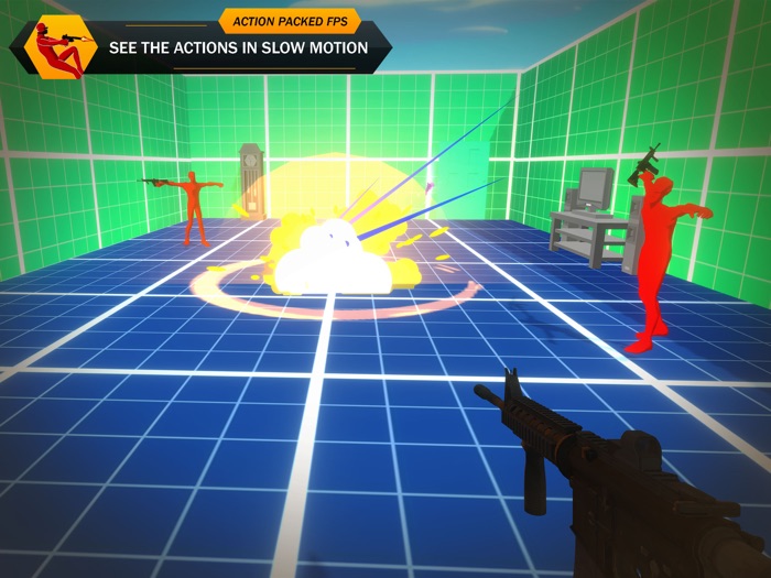 Gun Rush - FPS,Parkour,SlowMo