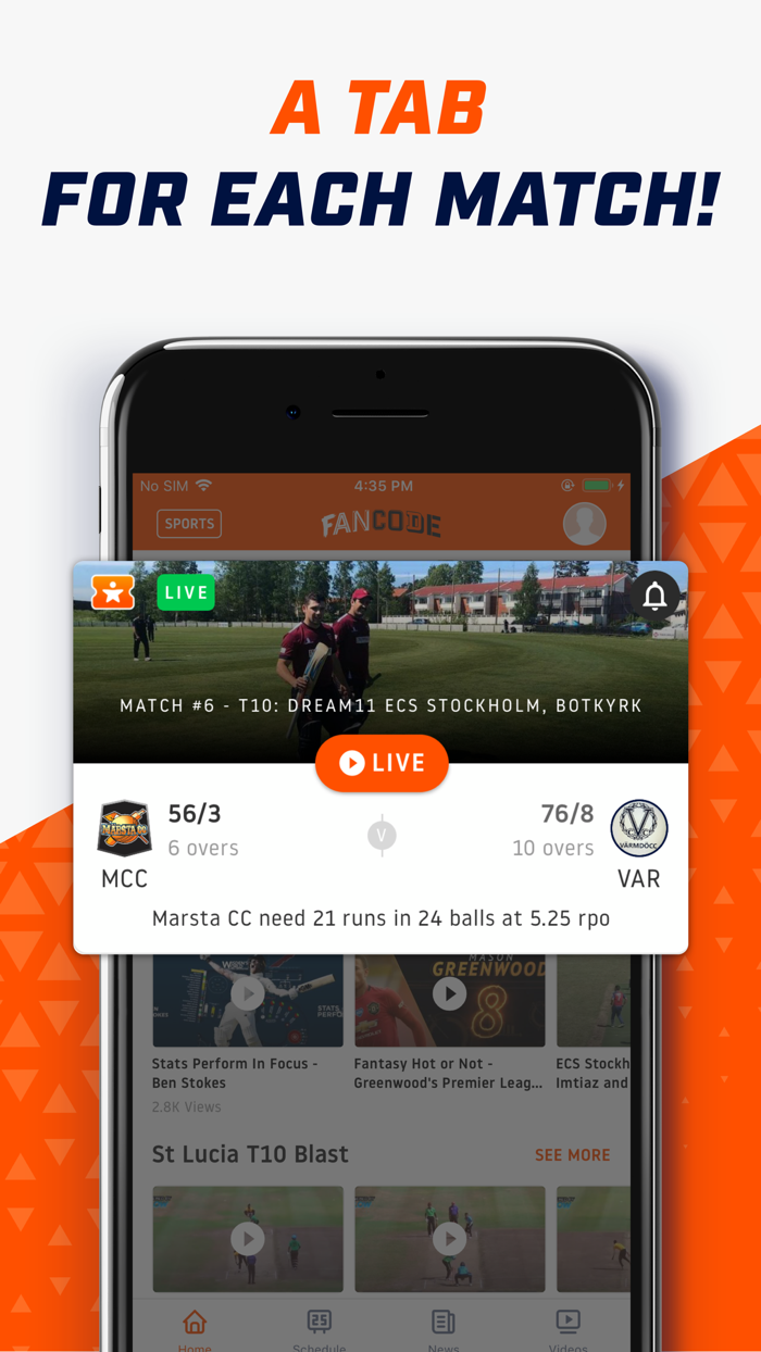 FanCode LIVE Cricket Scores