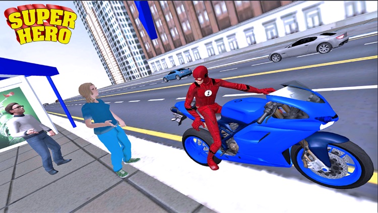 Superhero Bike Taxi Simulator