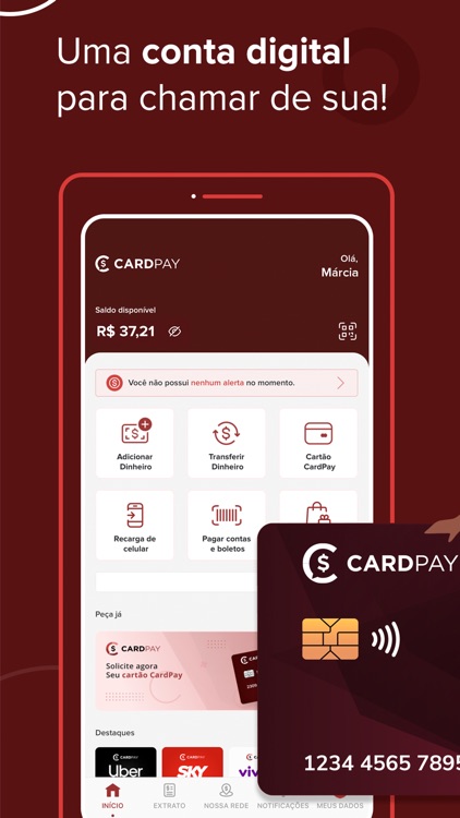 CardPay: conta digital+cartão