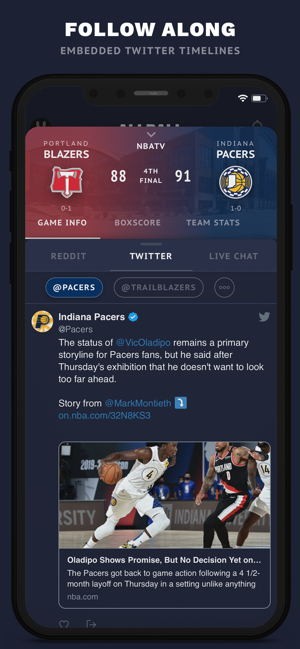 ALLBALL: NBA Scores & More(圖3)-速報App