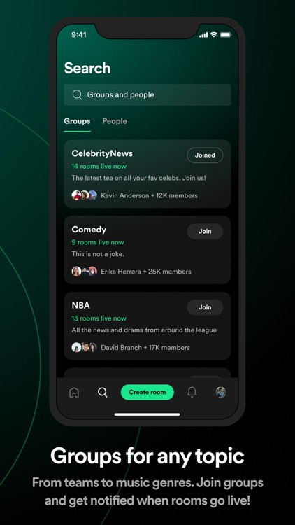 Spotify Greenroom - Talk Live