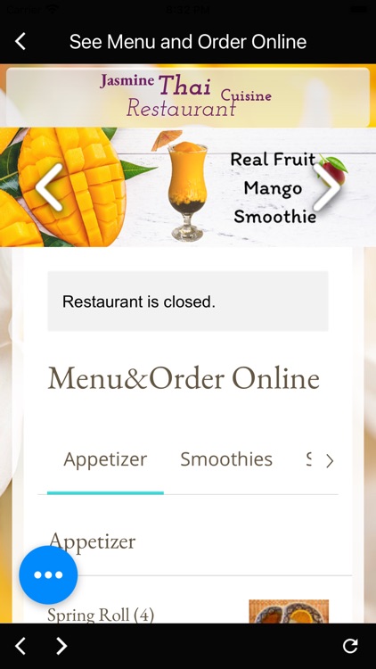 Jasmine Thai Cuisine App