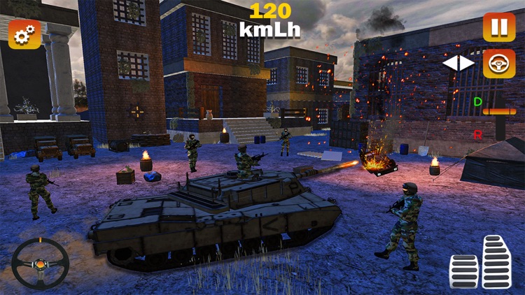 Army Tank Parking Tank Game screenshot-4