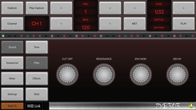 2XB303 Bass Sequencer EDM-303 screenshot-3