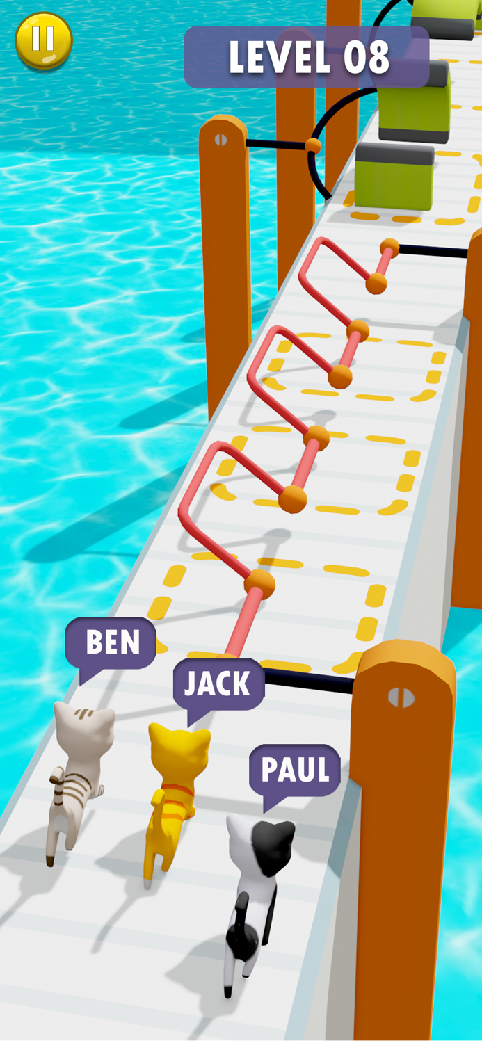 Cat Run - Toon Blast 3D