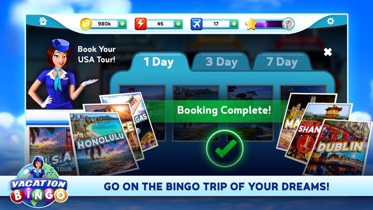 Vacation Bingo|Fun Bingo Games