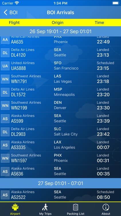 Boise Airport (BOI) + Radar