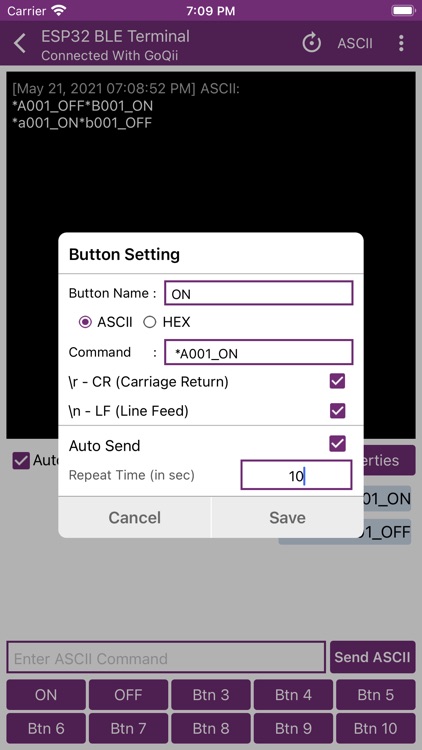 ESP32 BLE Terminal