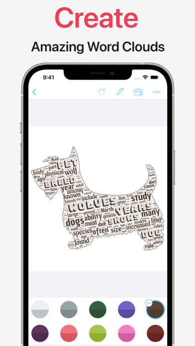 How to cancel & delete Shapego - Stunning Word Clouds from iphone & ipad 1