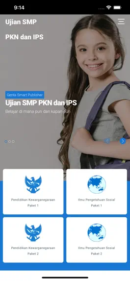 Game screenshot Ujian SMP PKN dan IPS mod apk