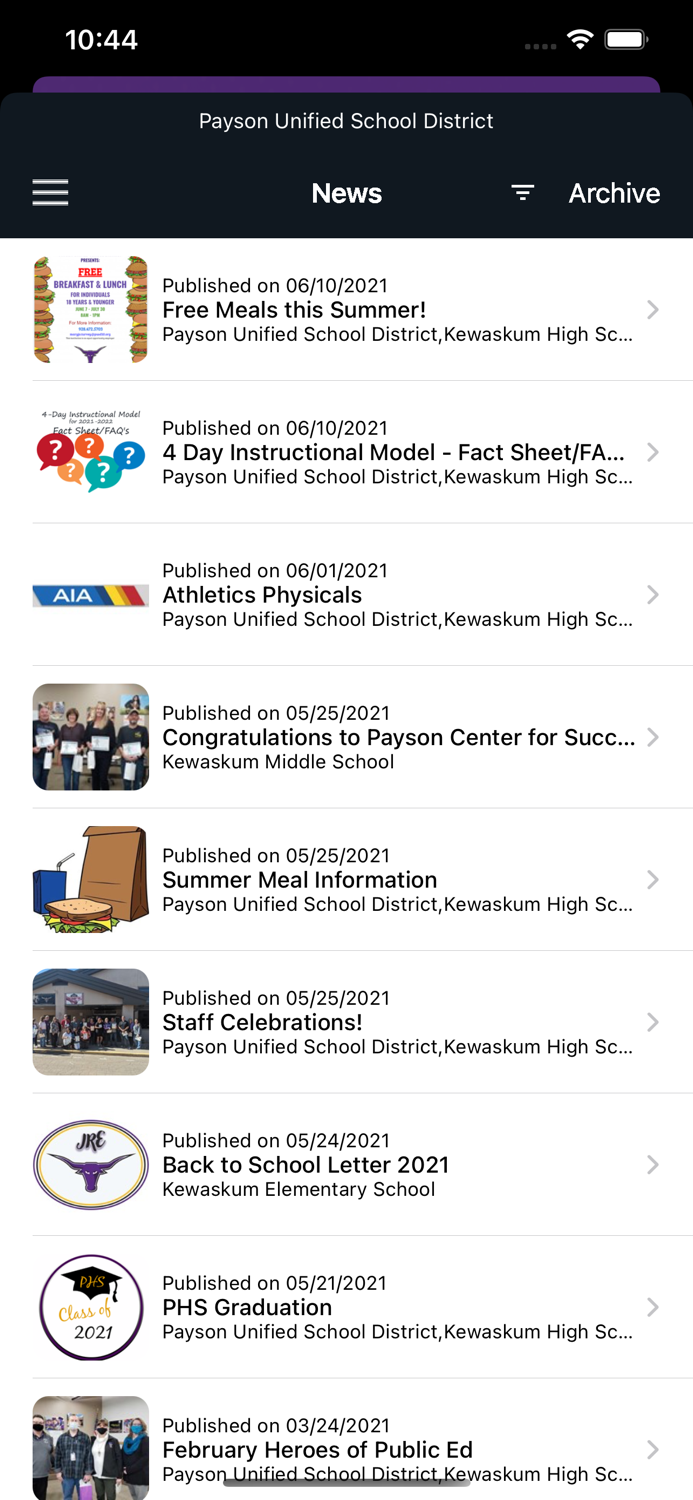 Payson Unified Schools