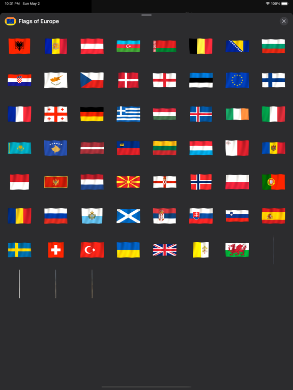 Flags of Europe screenshot 2