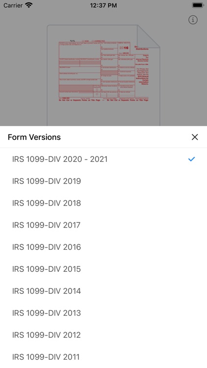 1099DIV Form