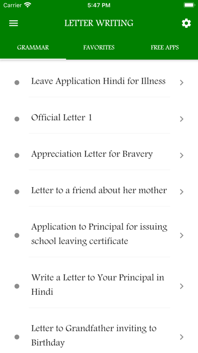 How to cancel & delete Hindi Letter Writing from iphone & ipad 1