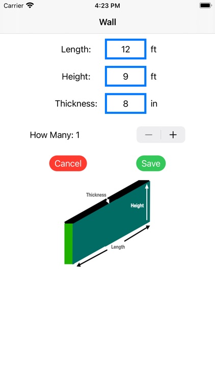 Concrete Volume Assistant screenshot-3