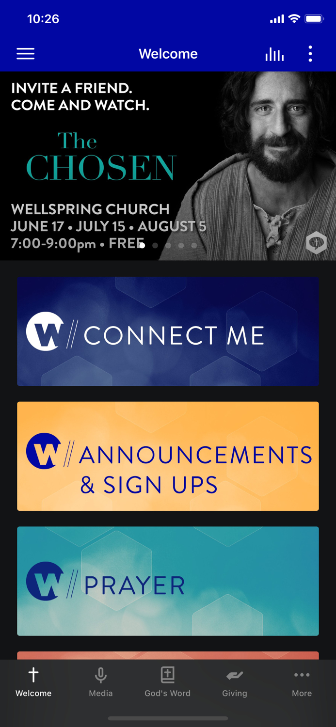 The Wellspring Church App