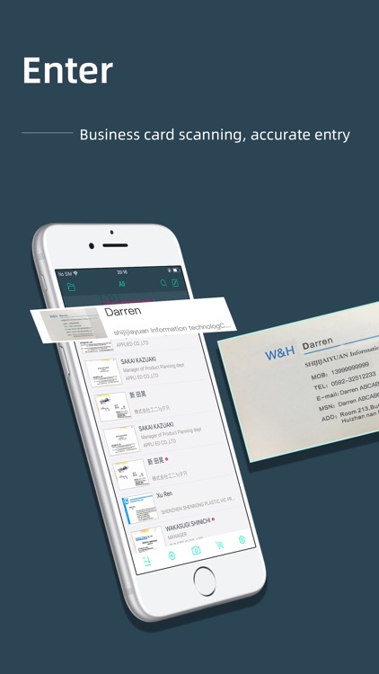 FoxCard-Business Card reader