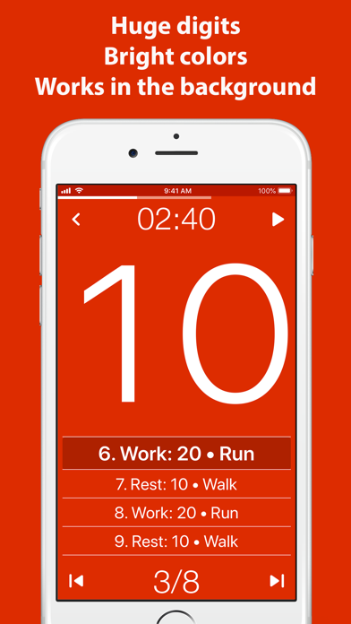 Tabata Timer: Interval Timer. screenshot 2