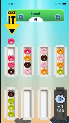 Game screenshot Donut Puzzle Sorting Game apk