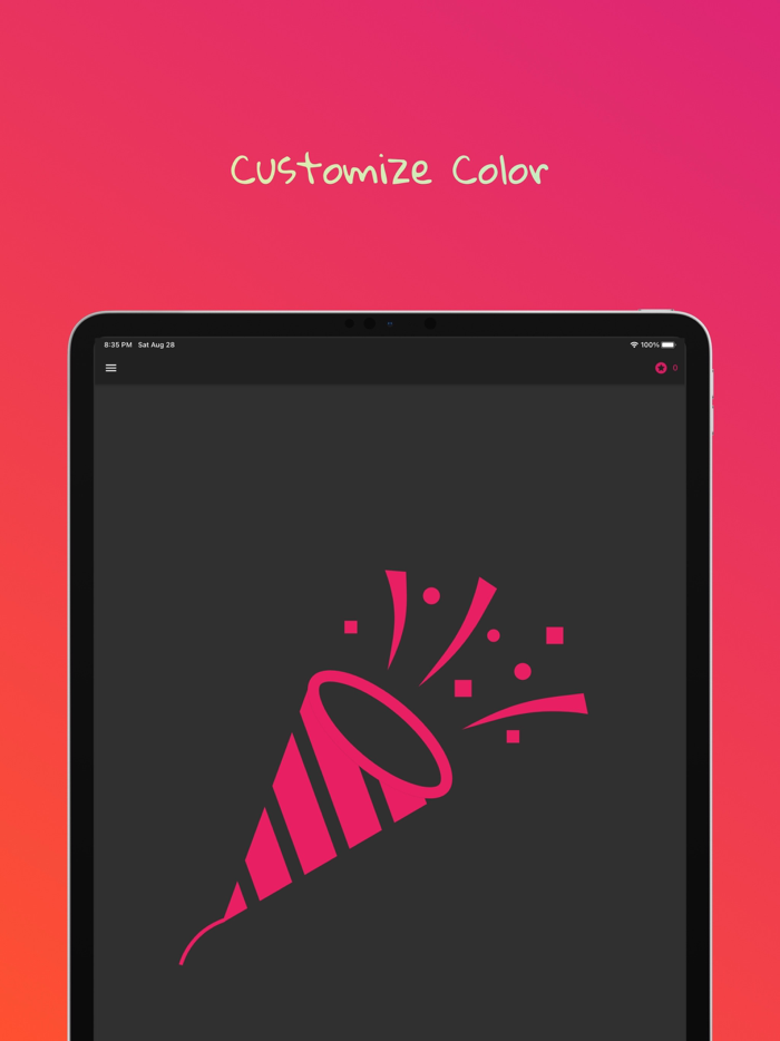 Party Popper with Vibration