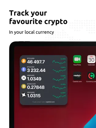 Screenshot 1 Widget de precios de Bitcoin iphone