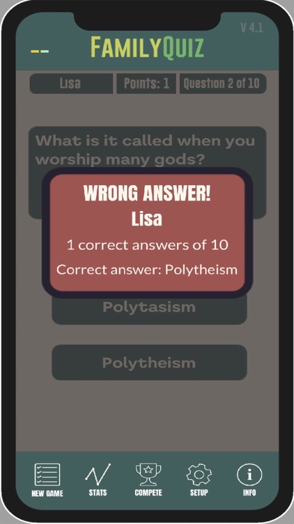 FamilyQuiz - Quiz screenshot-5