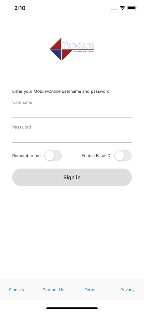 Tandem Smart Card screenshot 1