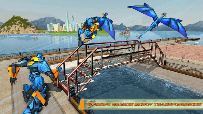 Flying Dragon War Robot Arena