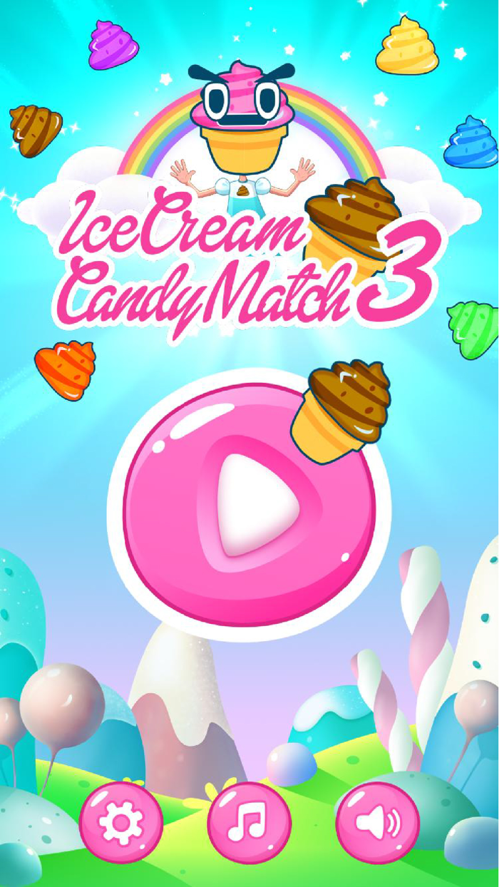 IceCream Candy Match-3 Puzzle