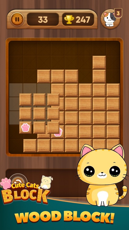 Block Puzzle: Cute Cats