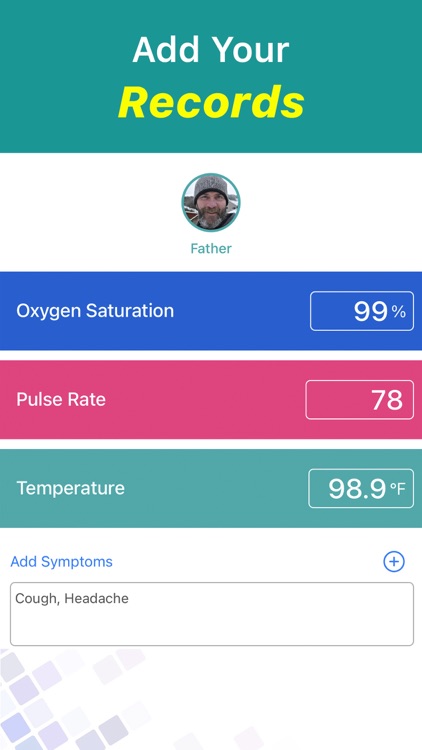 Blood Oxygen & Temperature App