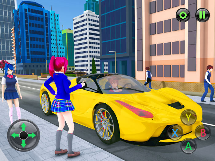 Sakura Anime School Girl Sim