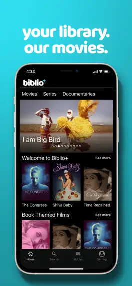 Game screenshot biblio+: Watch Movies & TV apk